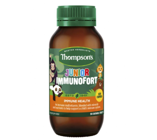Thompson's 汤普森 儿童多种维生素矿物会免疫片 90片