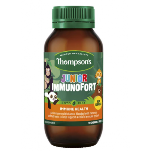 Thompson's 汤普森 儿童多种维生素矿物会免疫片 90片