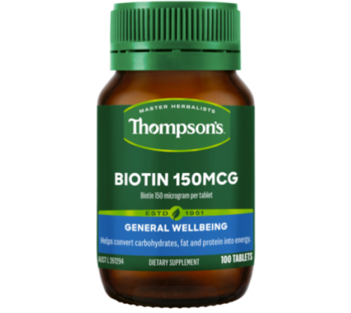 Thompson's 汤普森 生物素片 生发片 100粒