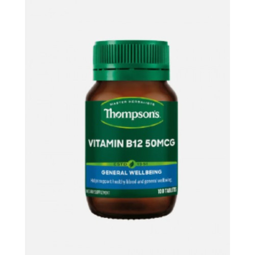 Thompson's汤普森 超级维生素B12 100片 