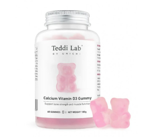 Unichi  草莓味补钙小熊软糖 60粒