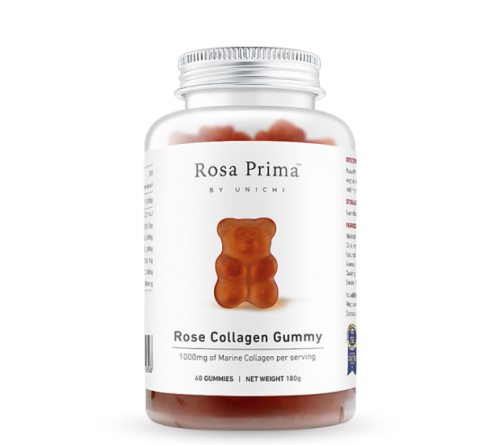 Unichi  玫瑰胶原蛋白小熊软糖60粒 