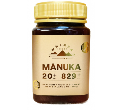 Whenua Honey manuka honey 大地麦卢卡蜂蜜 UMF20+ 500g