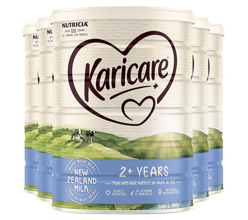 【新西兰直邮】KARICARE 可瑞康 普通牛奶粉 4段 24个月以上 6罐一箱