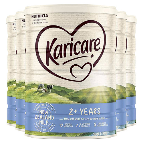 【新西兰直邮】KARICARE 可瑞康 普通牛奶粉 4段 24个月以上 6罐一箱