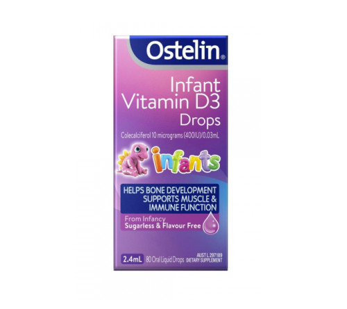 Ostelin 奥斯特林 婴儿维生素D3滴剂2.4ml