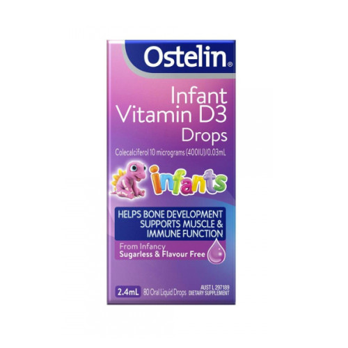 Ostelin 奥斯特林 婴儿维生素D3滴剂2.4ml
