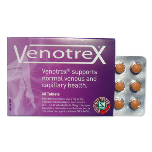 VENOTREX 静脉曲张灵片 缓解浮肿 伸张血管 60片 