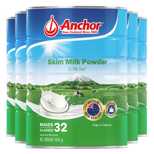 【新西兰直邮】ANCHOR 安佳脱脂罐装成人奶粉 6罐一箱