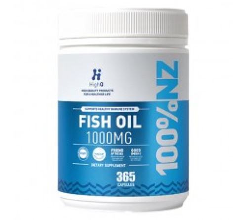HighQ 深海无腥鱼油软 胶囊 1000mg 365粒