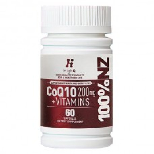 HighQ 新西兰辅酶Q10护心软胶囊200mg随身活性60粒