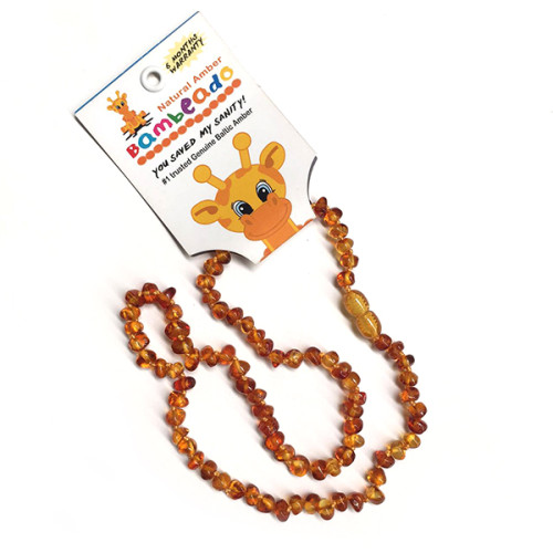 Bambeado 班比度 亲子 成人 天然琥珀项链 蜜色 55cm