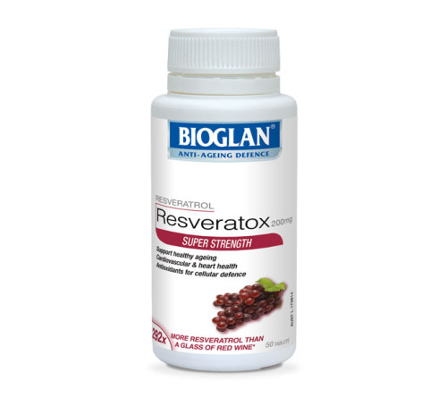 Bioglan 红酒精华素50粒 白藜芦醇片 超级抗氧化