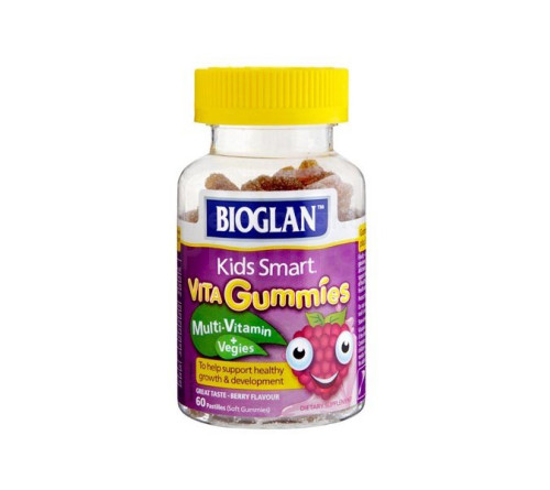 BIOGLAN 佳思敏 多元维生素加蔬菜 儿童软糖 110粒