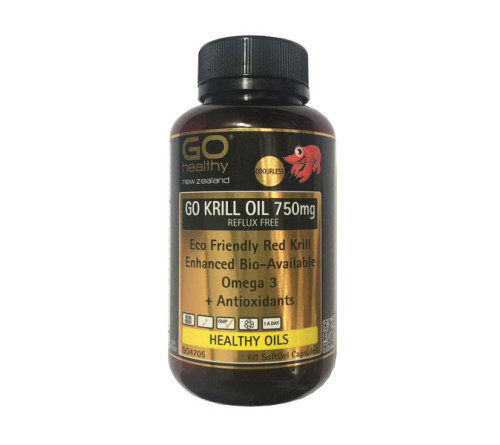 Go Healthy 高之源 磷虾油 1500mg OMEGA3+虾青素 60粒