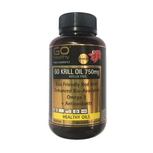 Go Healthy 高之源 磷虾油 1500mg OMEGA3+虾青素 60粒