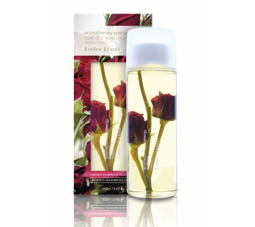 LINDEN LEAVES 玫瑰记忆美白保湿身体油 润肤油 250ML