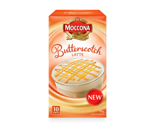 Moccona摩可纳3合1速溶咖啡 10小袋 黄油拿铁 150g