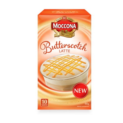 Moccona摩可纳3合1速溶咖啡 10小袋 黄油拿铁 150g