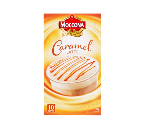 Moccona摩可纳3合1速溶咖啡 10小袋 焦糖拿铁 150g