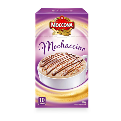 Moccona摩可纳3合1速溶咖啡 10小袋 摩卡 140g
