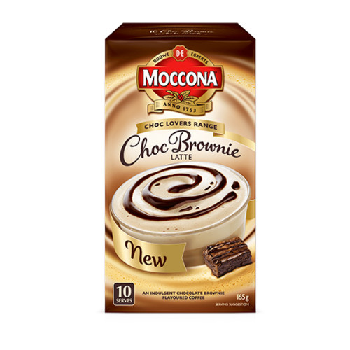 Moccona摩可纳3合1速溶咖啡 10小袋 布朗尼拿铁 150g