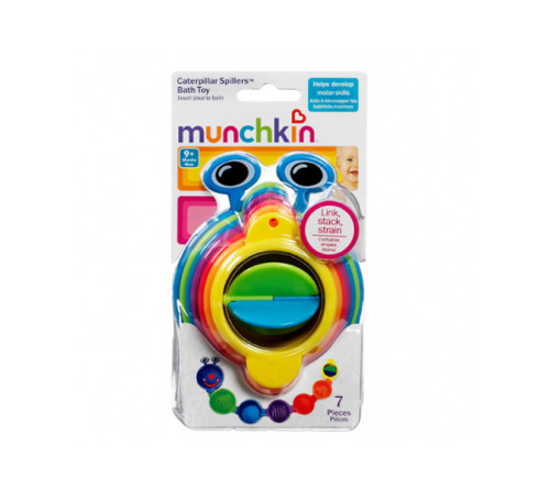新西兰直邮 Munchkin满趣健 毛毛虫浴室玩具 9个月以上