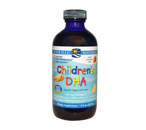 Nordic Naturals 挪威小鱼 儿童DHA鱼肝油 草莓味 237ML 12月以上宝宝 1-6岁