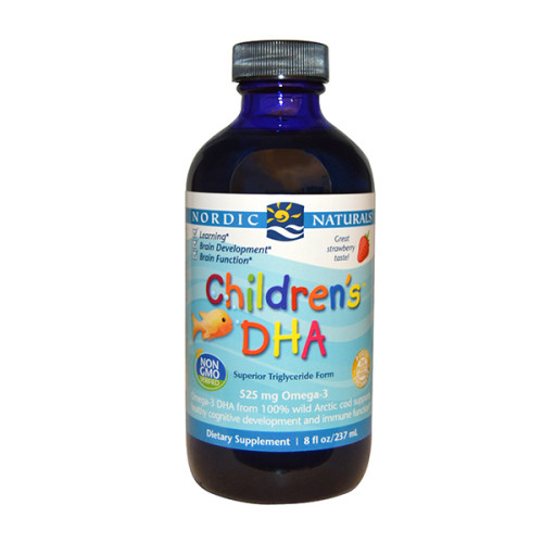 Nordic Naturals 挪威小鱼 儿童DHA鱼肝油 草莓味 237ML 12月以上宝宝 1-6岁