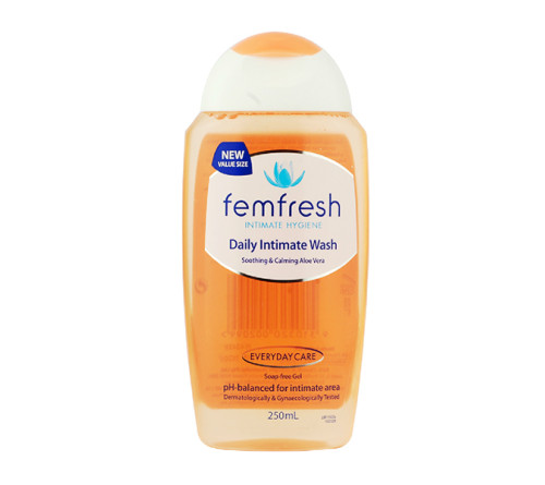 Femfresh（透明瓶）芳芯日常护理温和无皂女性护理液 250ml