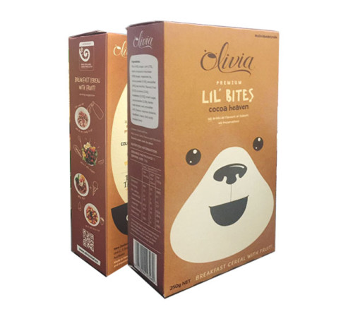 Olivia奥莉维亚小熊儿童麦片 纯天然无添加 可可天堂味 250g