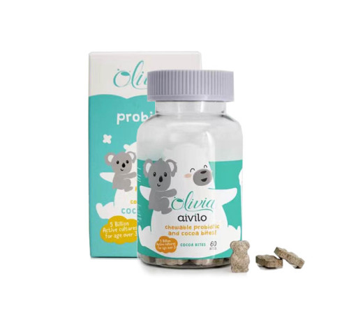 Olivia 小熊复合益生菌咀嚼片 60片