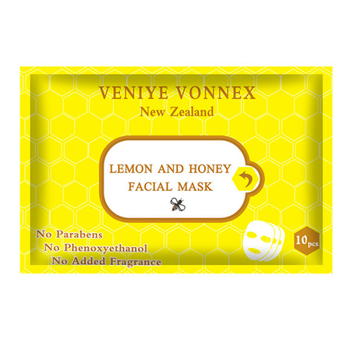 VENIYE VONNEX 柠檬蜂蜜 片状面膜 10片装
