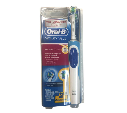 Oral-B 电动牙刷 FLOSSaction 牙线深层清洁型（含1充电+2刷头）