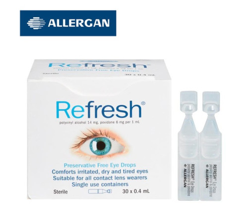 RefreshEyeDrops眼药水30个独立包装