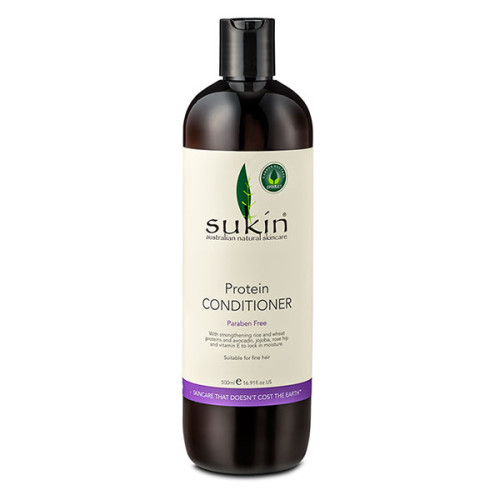 Sukin 蛋白强韧弹性 脆弱毛躁质适用 植物护发素 500ml