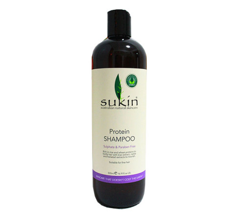 Sukin 蛋白强韧弹性 脆弱毛躁质适用 植物洗发水 500ml