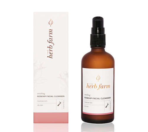 The Herb Farm 滋润玫瑰洁面乳 100ml  干性皮肤