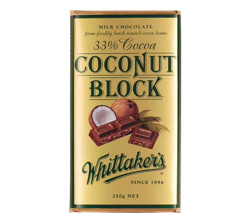 Whittakers 椰碎巧克力 33%可可 250g