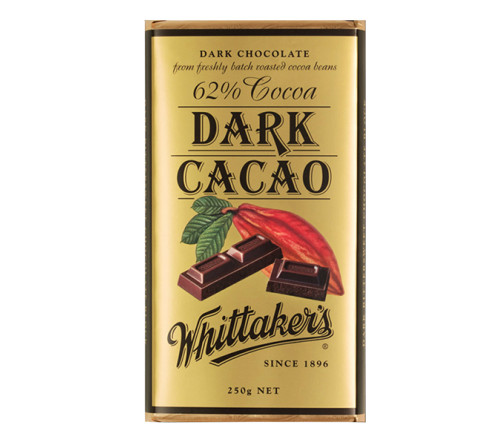 Whittakers 浓黑巧克力 62%可可 250g