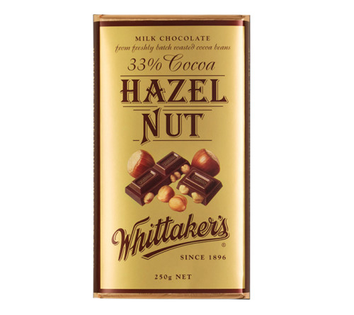 Whittakers 榛果巧克力 33%可可 250g