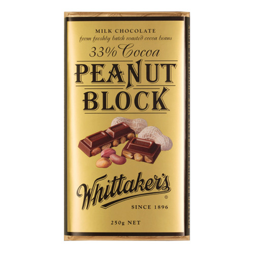 Whittakers 花生仁巧克力 33%可可 250g
