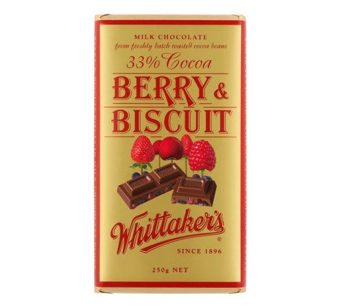 Whittakers 草莓曲奇牛奶巧克力 250g