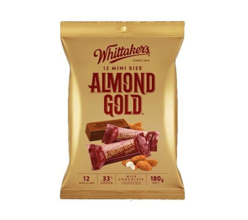 Whittakers 12个独立包装 金杏仁巧克力 180g