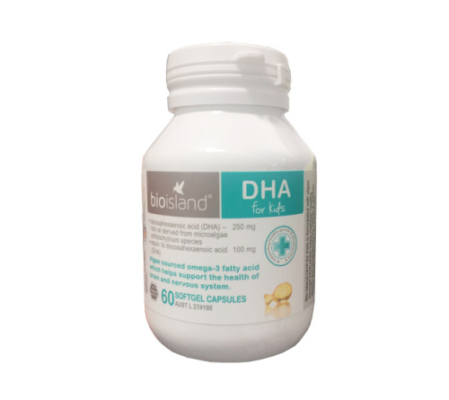 BioIsland 儿童海藻油DHA 60粒