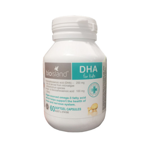 BioIsland 儿童海藻油DHA 60粒