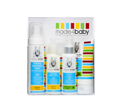 Made4Baby 有机柑橘 婴儿护肤洗护4件套套装礼盒