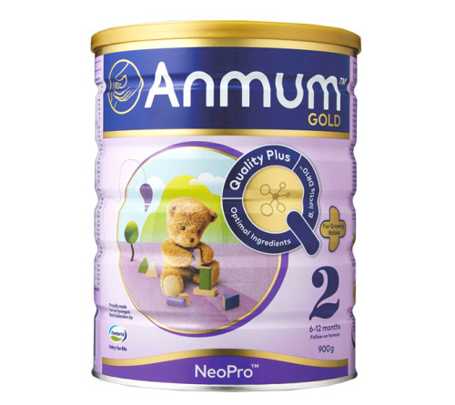【新西兰直邮】Anmum 安满 金装 婴儿奶粉二段 900g 6罐一箱