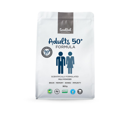 【新西兰直邮】Soulful 50岁以上 成人 奶粉 900g 6袋 包邮