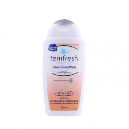 Femfresh (白色瓶）芳芯专业除臭温和无皂女性护理液 250ML